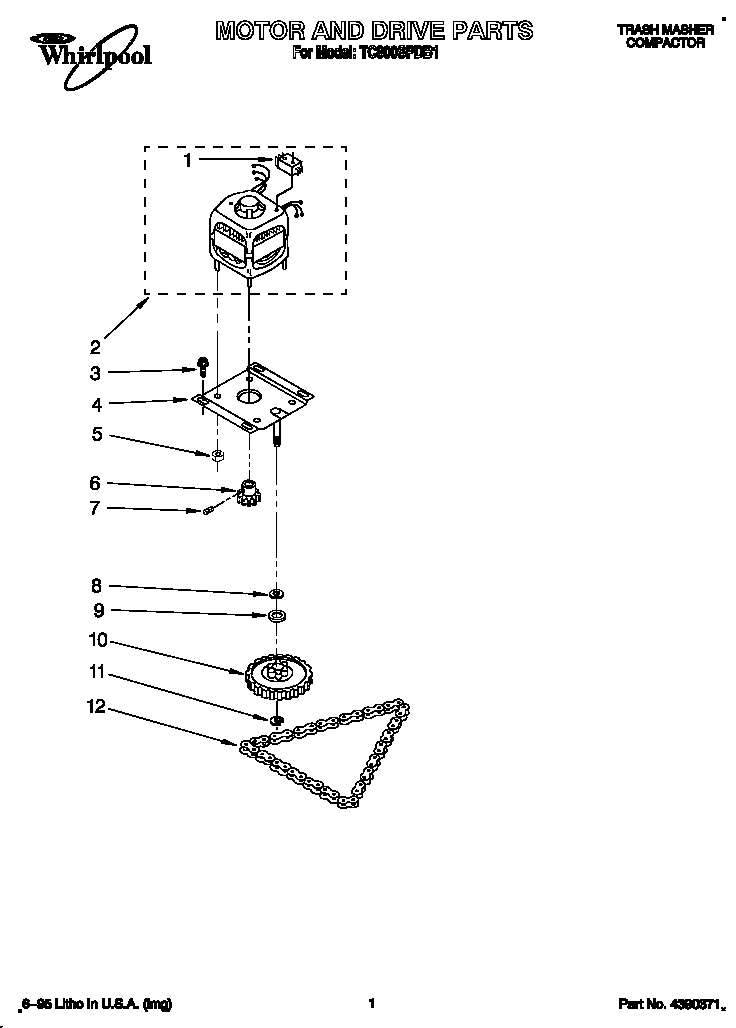 Motor and drive