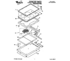 Whirlpool RC8600XBQ2 cooktop diagram