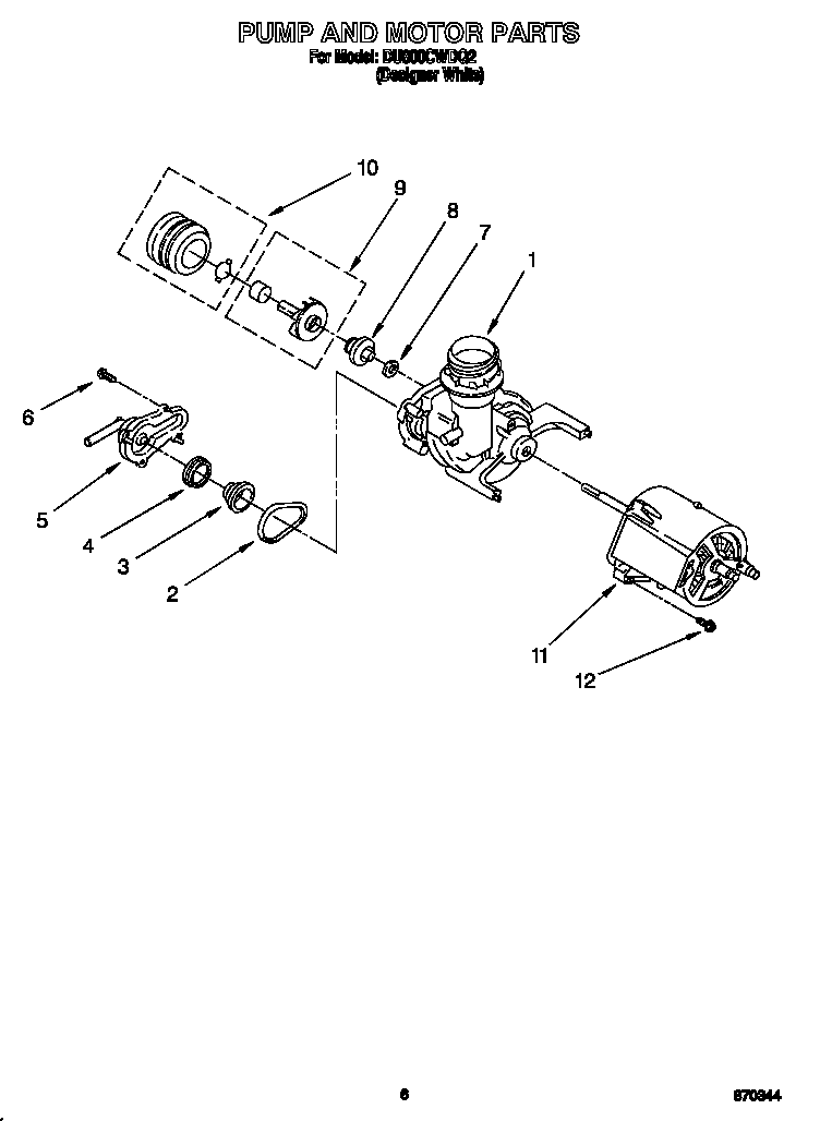 Pump and motor