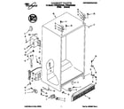 Whirlpool 4YED25DQDN00 cabinet diagram