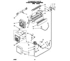 Whirlpool 4YED25DQDW00 icemaker diagram