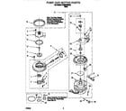 Whirlpool DP920QWDB2 pump and motor diagram