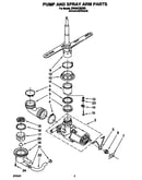 Pump and spray arm