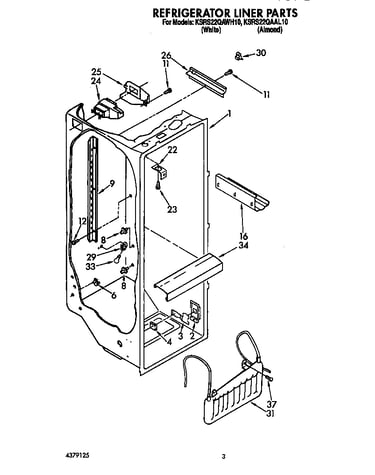 Refrigerator liner