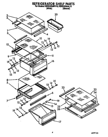 Refrigerator shelf