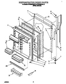 Refrigerator door