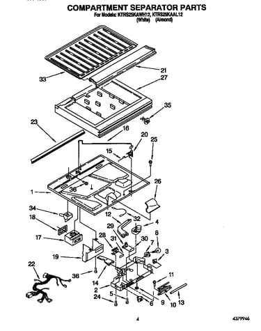 Compartment separator