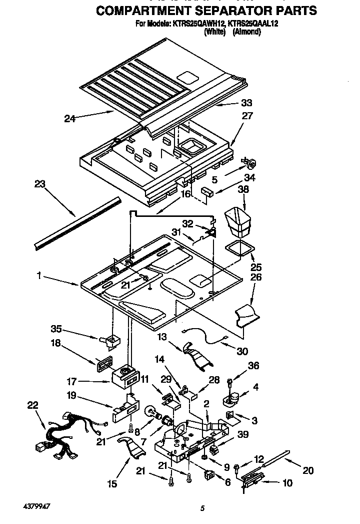 Compartment separator