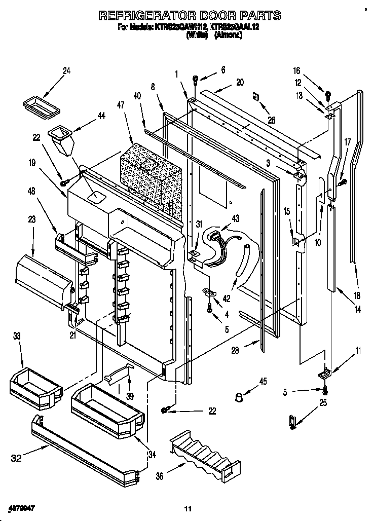 Refrigerator door