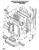 Refrigerator door