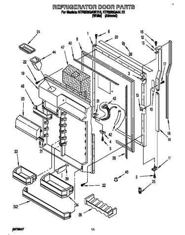 Refrigerator door
