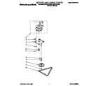 KitchenAid KUCC151DBL2 motor and drive diagram