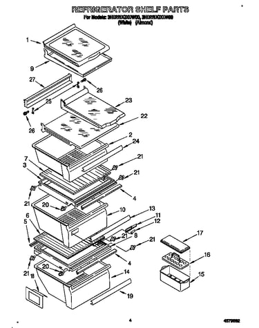 Refrigerator shelf
