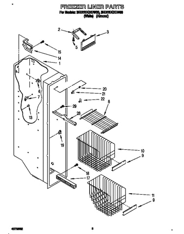 Freezer liner