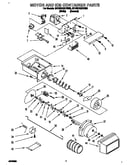 Motor and ice container