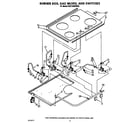 KitchenAid KGCT365XWH0 burner box, gas valves, and switches diagram