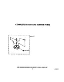 Complete sealed gas burner
