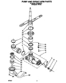 Pump and spray arm