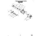 Roper RUD3000DQ1 pump and motor diagram