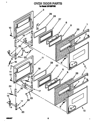 Oven door