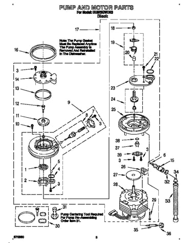 Pump and motor