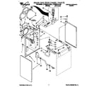 Whirlpool LPR6244AW0 rear and side panel diagram