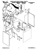 Rear and side panel