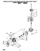 Brake, clutch, gearcase, motor and pump