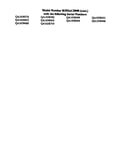Serial numbers for bjssac0800 (cont.)