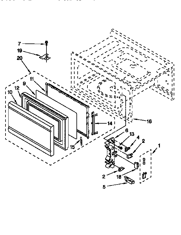 DOOR AND LATCH