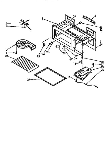 Cavity and stirrer