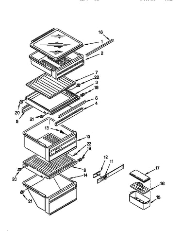 Refrigerator shelf