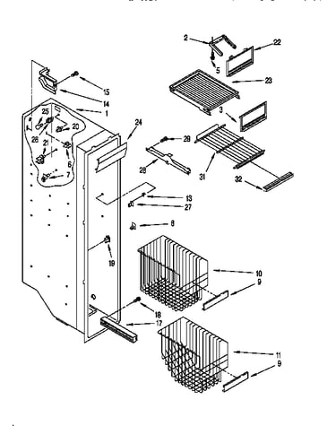 Freezer liner