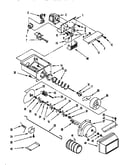 Motor and ice container