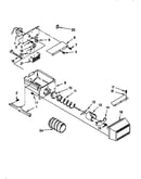 Motor and ice container