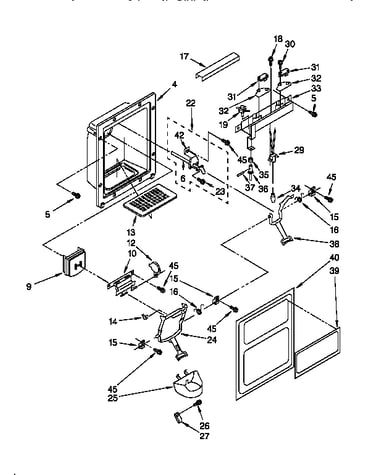 Dispenser front