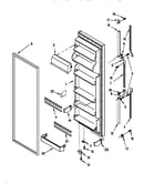 Refrigerator door