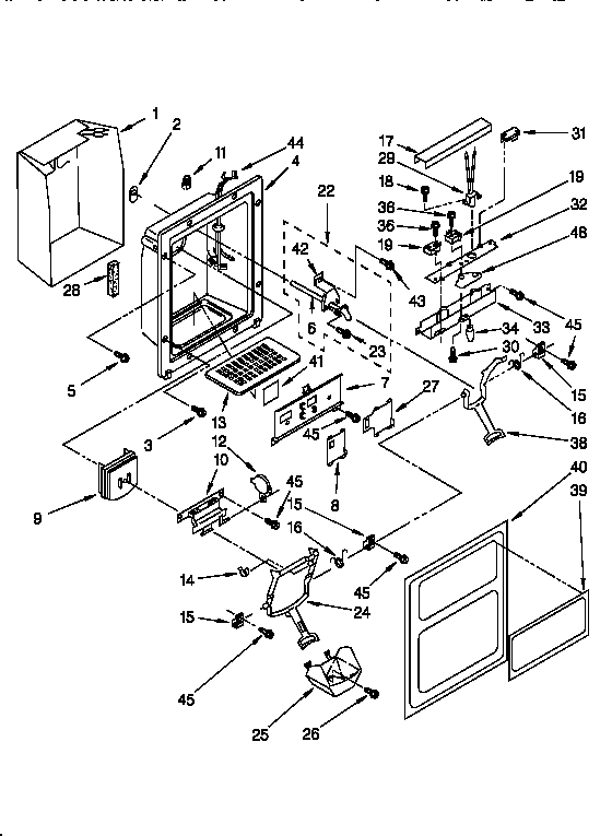 DISPENSER FRONT