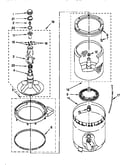 Agitator, basket and tub