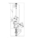 Whirlpool LBR5133AN1 brake and drive tube diagram