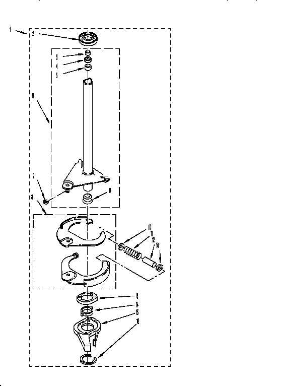 Brake and drive tube