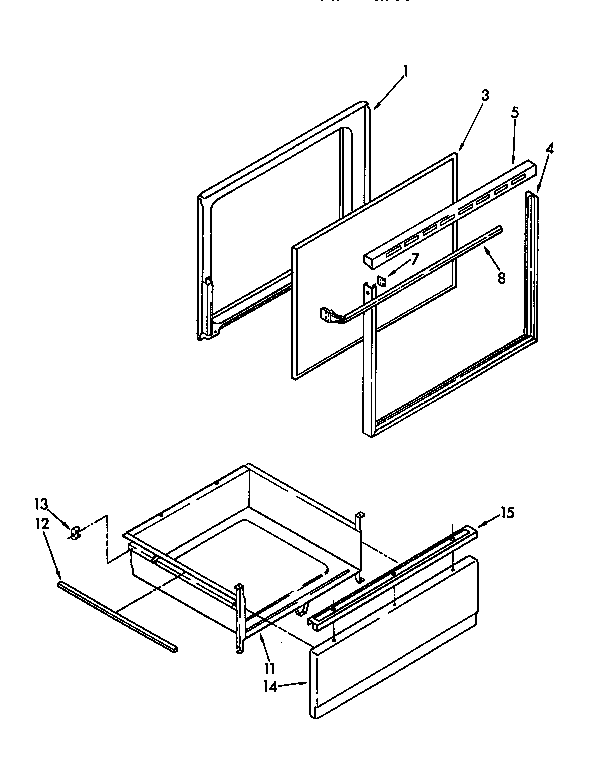 DOOR AND DRAWER