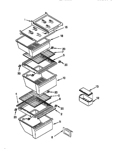 Refrigerator shelf