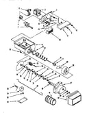 Motor and ice container