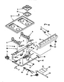 Cooktop and manifold