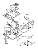 Cooktop and manifold