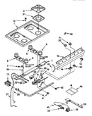 Cooktop and manifold