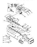 Motor and ice container