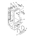 Whirlpool ED25DSXDB00 refrigerator liner diagram
