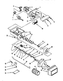 Motor and ice container